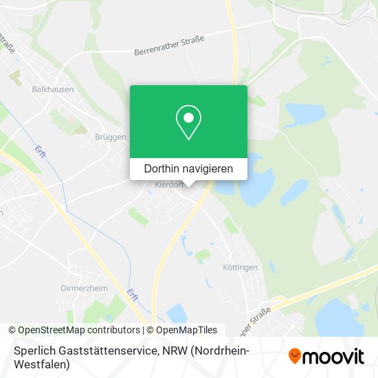 Sperlich Gaststättenservice Karte