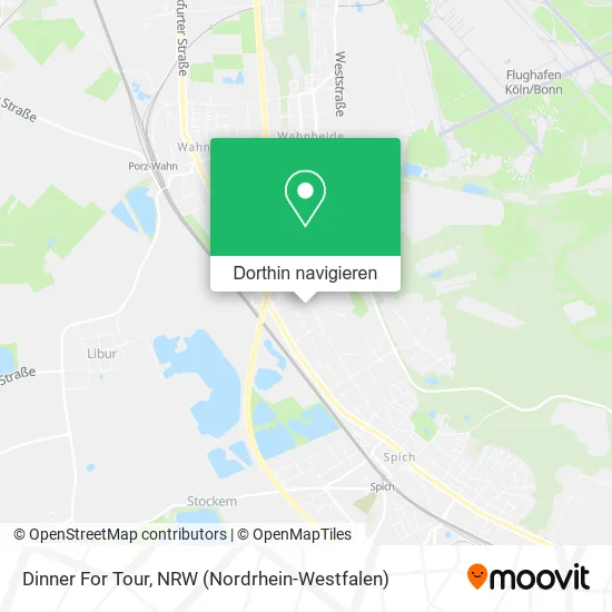 Dinner For Tour Karte