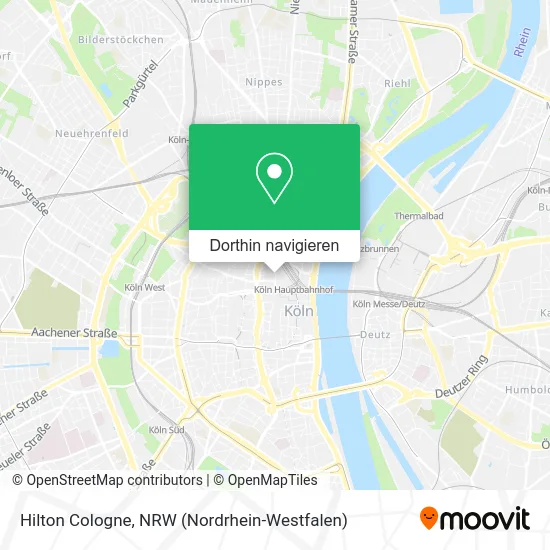 Hilton Cologne Karte