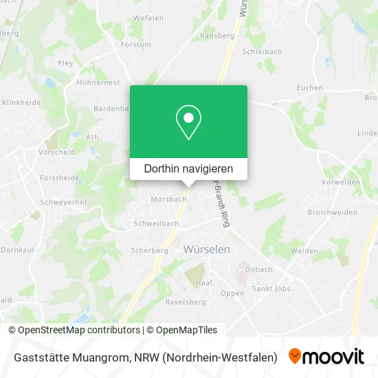 Gaststätte Muangrom Karte