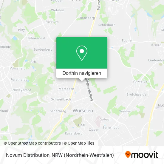 Novum Distribution Karte