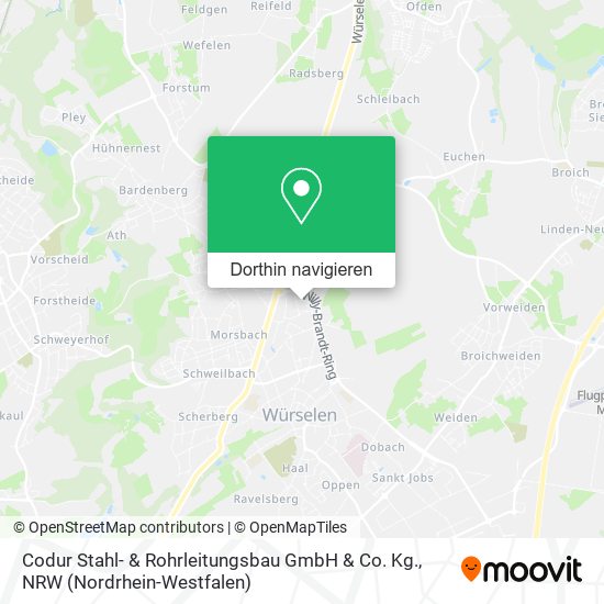 Codur Stahl- & Rohrleitungsbau GmbH & Co. Kg. Karte
