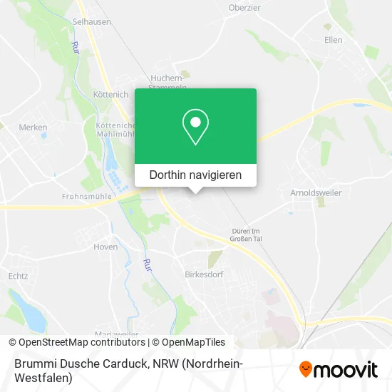 Brummi Dusche Carduck Karte