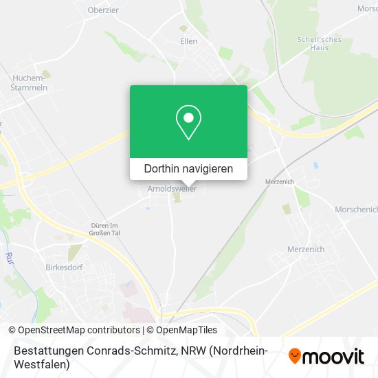 Bestattungen Conrads-Schmitz Karte