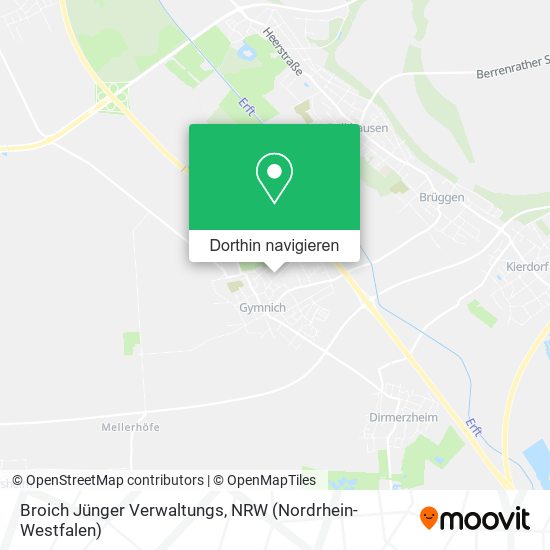 Broich Jünger Verwaltungs Karte