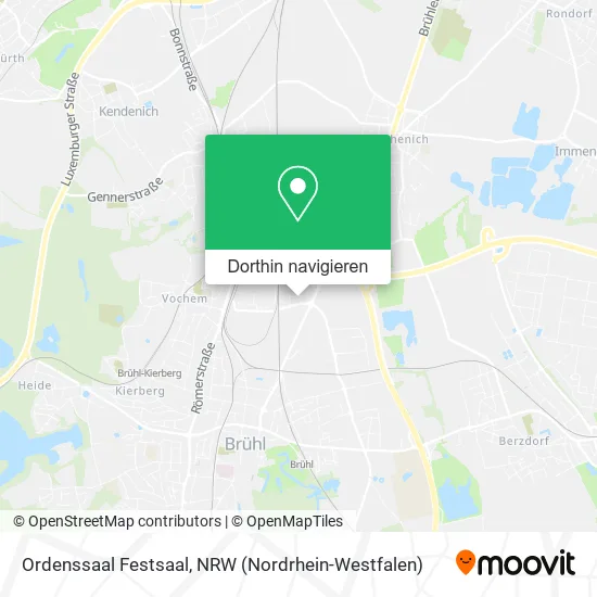 Ordenssaal Festsaal Karte