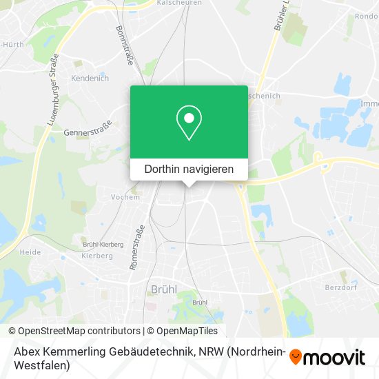 Abex Kemmerling Gebäudetechnik Karte