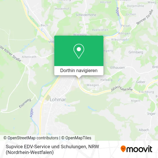 Supvice EDV-Service und Schulungen Karte