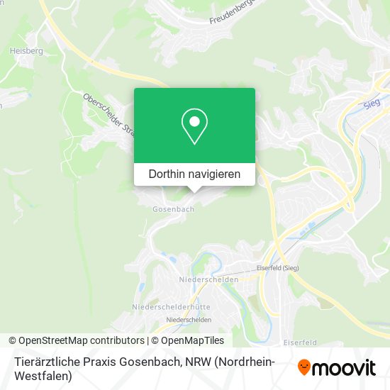 Tierärztliche Praxis Gosenbach Karte