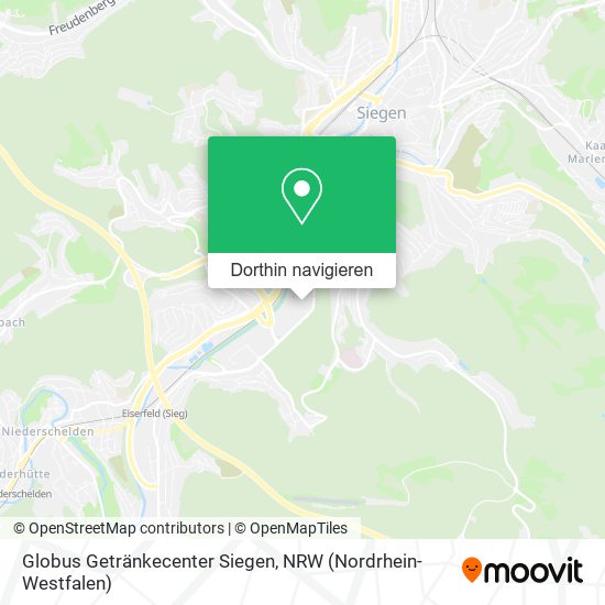 Globus Getränkecenter Siegen Karte