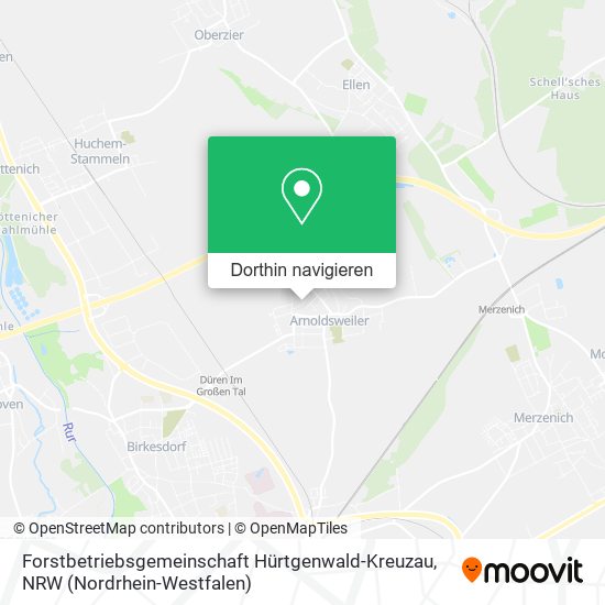 Forstbetriebsgemeinschaft Hürtgenwald-Kreuzau Karte