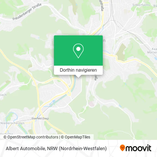 Albert Automobile Karte