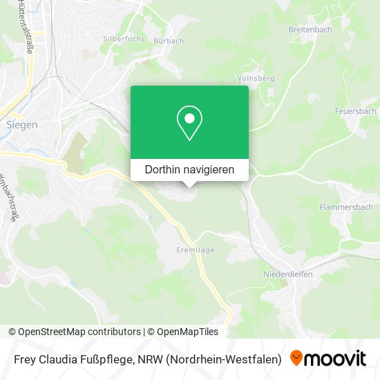 Frey Claudia Fußpflege Karte