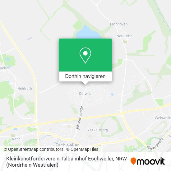 Kleinkunstförderverein Talbahnhof Eschweiler Karte