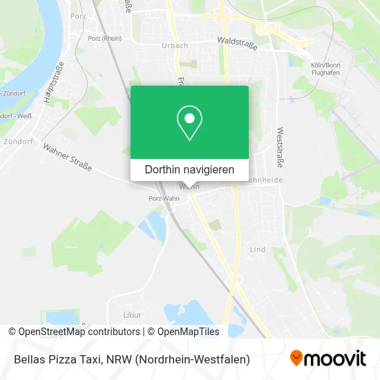 Bellas Pizza Taxi Karte