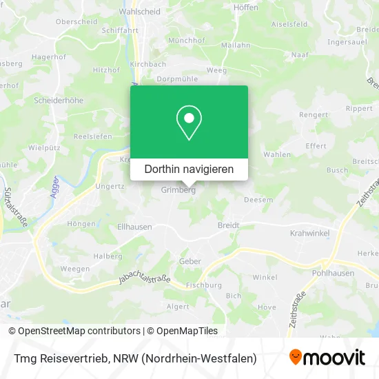 Tmg Reisevertrieb Karte