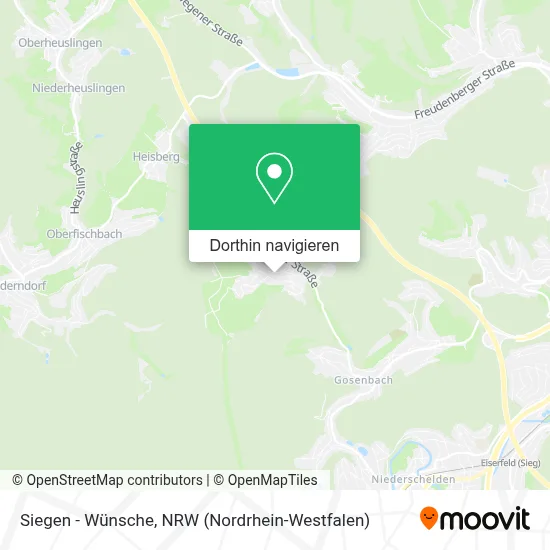 Siegen - Wünsche Karte