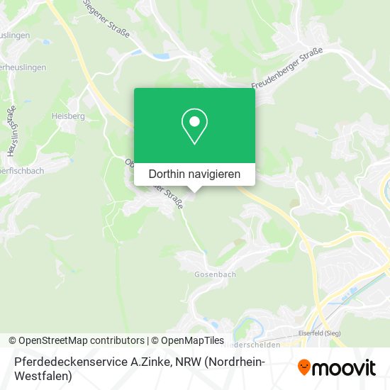 Pferdedeckenservice A.Zinke Karte