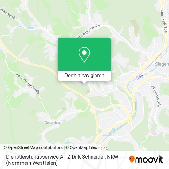 Dienstleistungsservice A - Z Dirk Schneider Karte