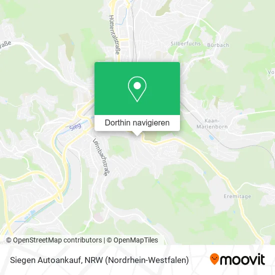 Siegen Autoankauf Karte