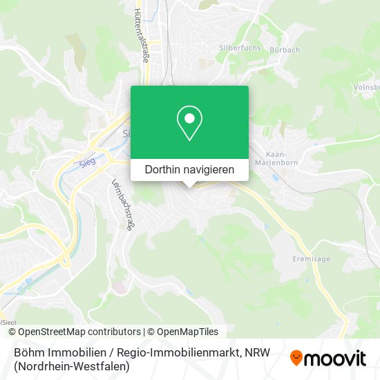 Böhm Immobilien / Regio-Immobilienmarkt Karte