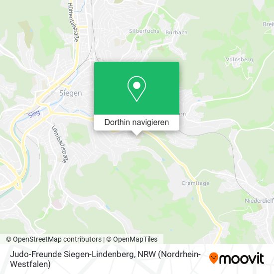 Judo-Freunde Siegen-Lindenberg Karte