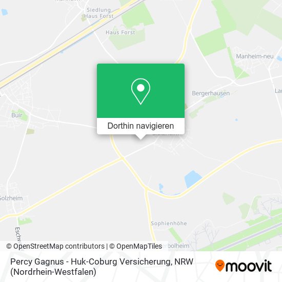 Percy Gagnus - Huk-Coburg Versicherung Karte