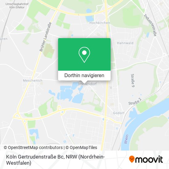 Köln Gertrudenstraße Bc Karte