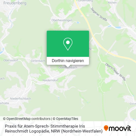 Praxis für Atem-Sprech- Stimmtherapie Iris Reinschmidt Logopädie Karte