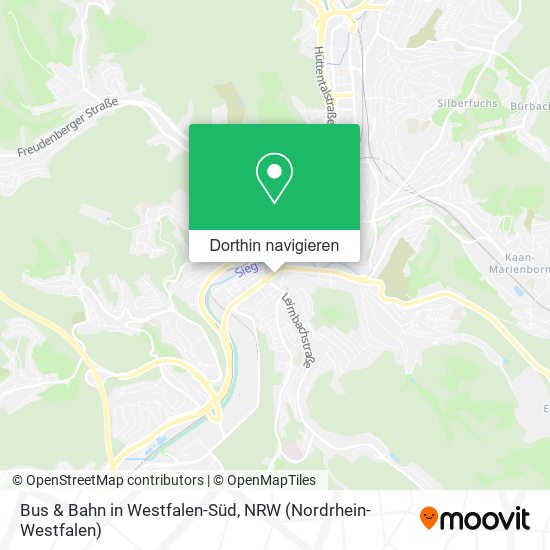 Bus & Bahn in Westfalen-Süd Karte