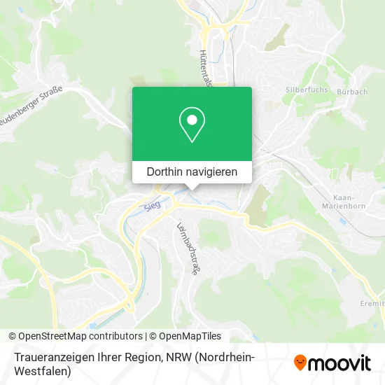 Traueranzeigen Ihrer Region Karte