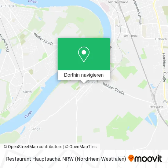 Restaurant Hauptsache Karte