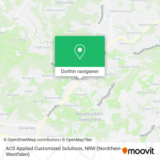 ACS Applied Customized Solutions Karte