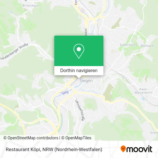 Restaurant Köpi Karte