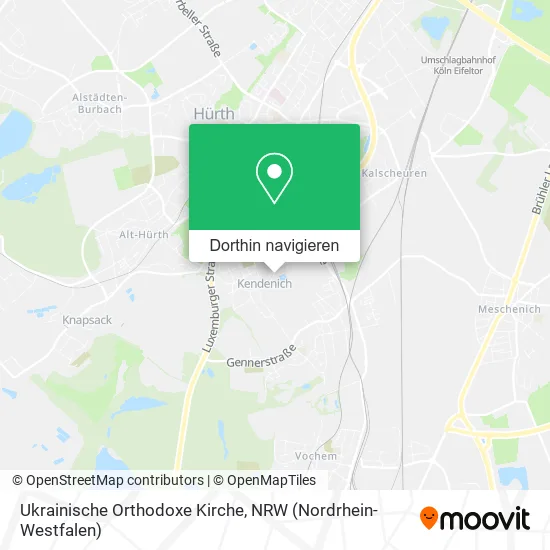 Ukrainische Orthodoxe Kirche Karte