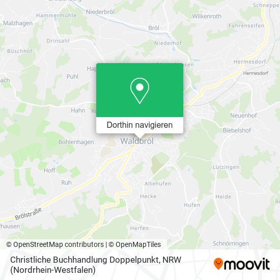 Christliche Buchhandlung Doppelpunkt Karte