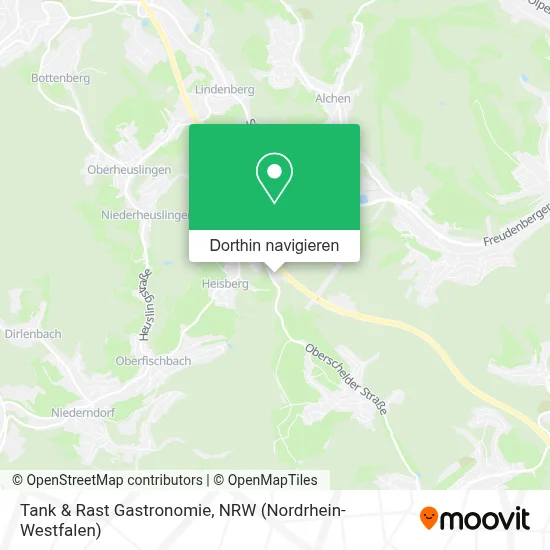 Tank & Rast Gastronomie Karte