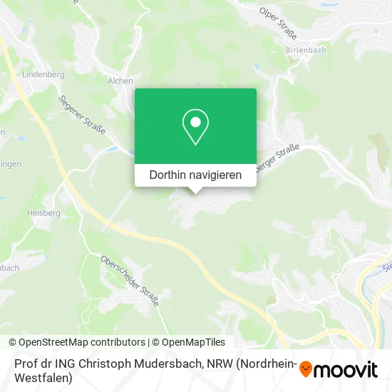 Prof dr ING Christoph Mudersbach Karte