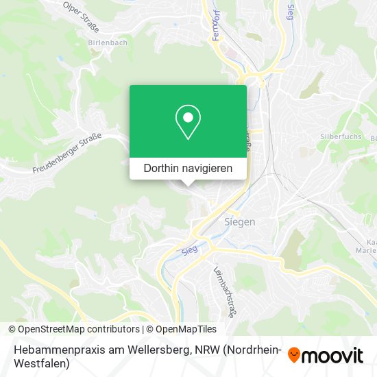 Hebammenpraxis am Wellersberg Karte