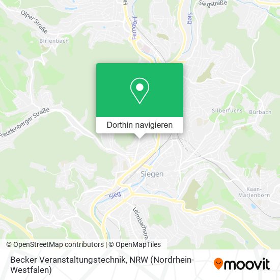 Becker Veranstaltungstechnik Karte