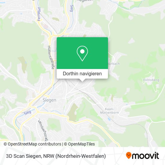 3D Scan Siegen Karte