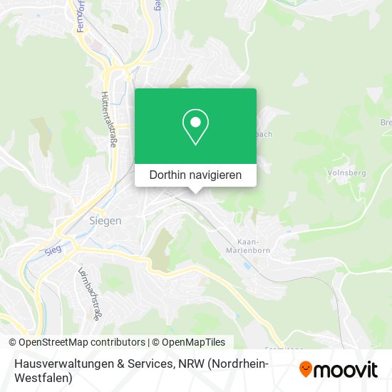 Hausverwaltungen & Services Karte