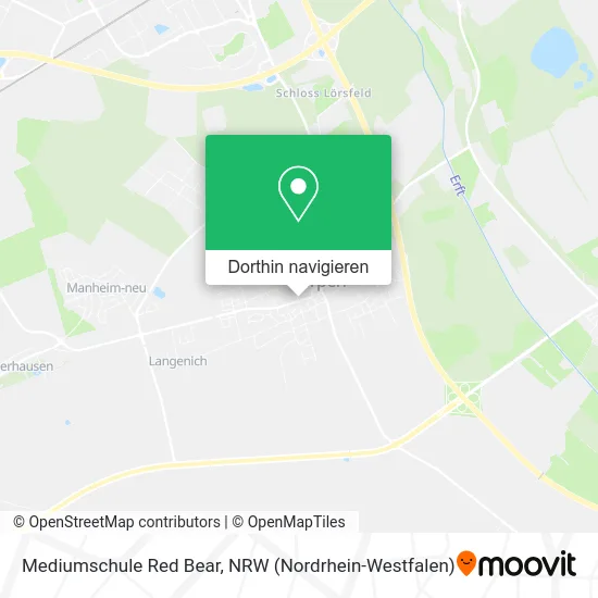 Mediumschule Red Bear Karte