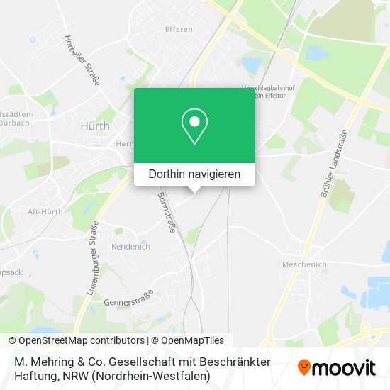 M. Mehring & Co. Gesellschaft mit Beschränkter Haftung Karte