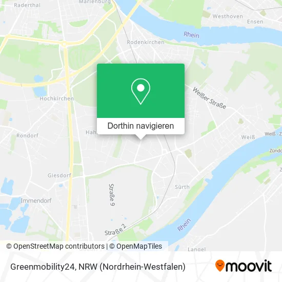 Greenmobility24 Karte