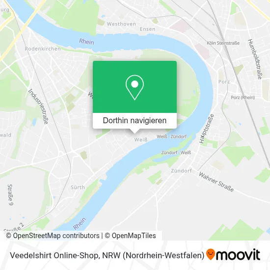 Veedelshirt Online-Shop Karte