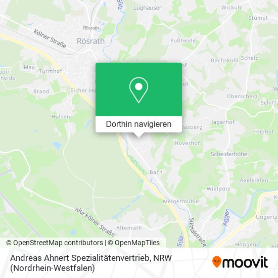 Andreas Ahnert Spezialitätenvertrieb Karte