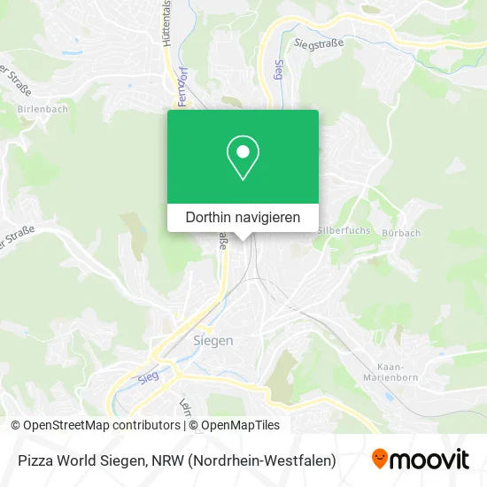 Pizza World Siegen Karte