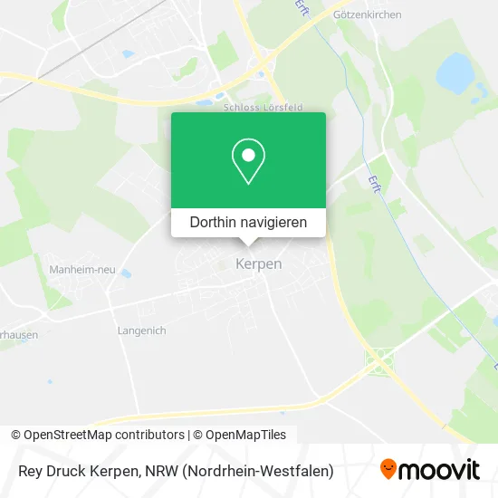 Rey Druck Kerpen Karte