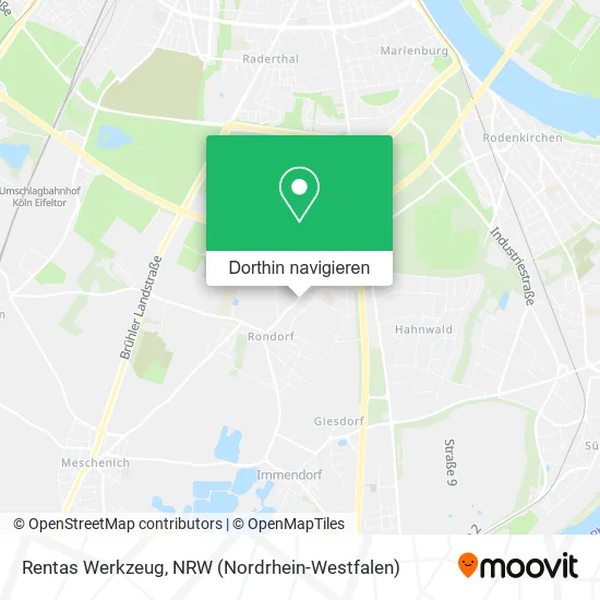 Rentas Werkzeug Karte